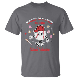 Funny Baseball T Shirt Take Me Out To The Ball Game Groovy TS09 Charcoal Print Your Wear