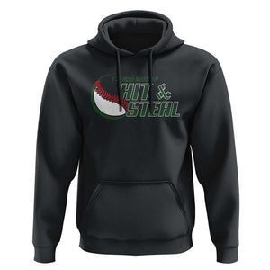 Baseball Coach Hoodie I Teach Kids To Hit And Steal TS09 Black Print Your Wear