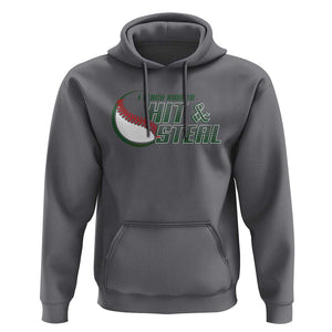 Baseball Coach Hoodie I Teach Kids To Hit And Steal TS09 Charcoal Print Your Wear