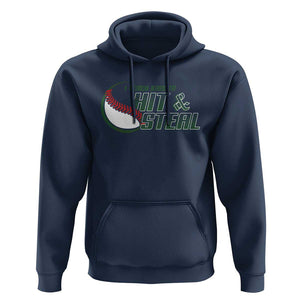 Baseball Coach Hoodie I Teach Kids To Hit And Steal TS09 Navy Print Your Wear