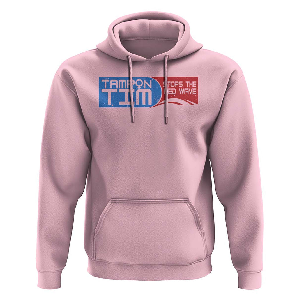 Tampon Tim Hoodie Stops The Red Wave Harris Walz 2024 TS09 Light Pink Print Your Wear
