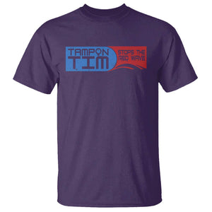 Tampon Tim T Shirt Stops The Red Wave Harris Walz 2024 TS09 Purple Print Your Wear