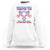 Tampon Tim Sweatshirt Women For Vice President Tim Walz Kamala Support TS09 White Print Your Wear