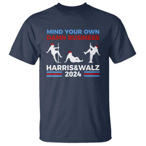 Funny Mind Ya Business Harris Walz 2024 T Shirt TS09 Navy Print Your Wear