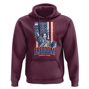 Freedom Kamala 2024 Hoodie Liberty US President Harris For The People TS09 Maroon Print Your Wear