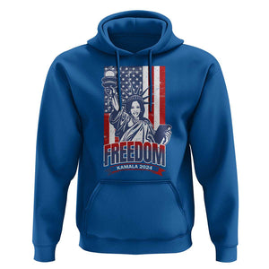 Freedom Kamala 2024 Hoodie Liberty US President Harris For The People TS09 Royal Blue Print Your Wear