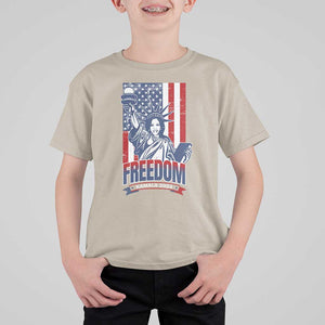 Freedom Kamala 2024 T Shirt For Kid Liberty US President Harris For The People TS09 Sand Print Your Wear