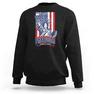 Freedom Kamala 2024 Sweatshirt Liberty US President Harris For The People TS09 Black Print Your Wear