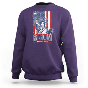 Freedom Kamala 2024 Sweatshirt Liberty US President Harris For The People TS09 Purple Print Your Wear