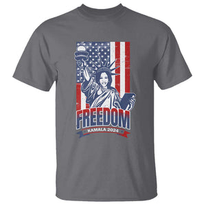 Freedom Kamala 2024 T Shirt Liberty US President Harris For The People TS09 Charcoal Print Your Wear