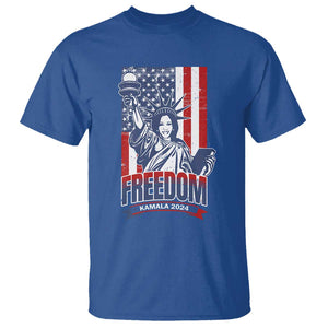 Freedom Kamala 2024 T Shirt Liberty US President Harris For The People TS09 Royal Blue Print Your Wear