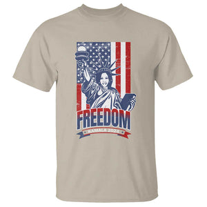 Freedom Kamala 2024 T Shirt Liberty US President Harris For The People TS09 Sand Print Your Wear