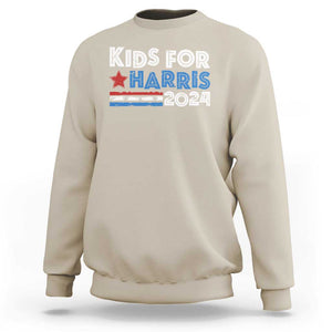 Kids For Harris Sweatshirt Kamala Support US President 2024 TS09 Sand Print Your Wear