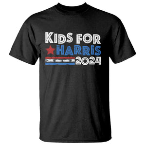 Kids For Harris T Shirt Kamala Support US President 2024 TS09 Black Print Your Wear