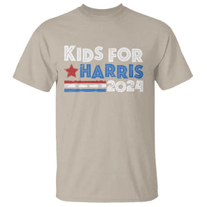 Kids For Harris T Shirt Kamala Support US President 2024 TS09 Sand Print Your Wear