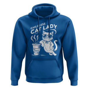 Harris 2024 Hoodie Childless Cat Lady Coffee Kamala Madam President TS09 Royal Blue Print Your Wear