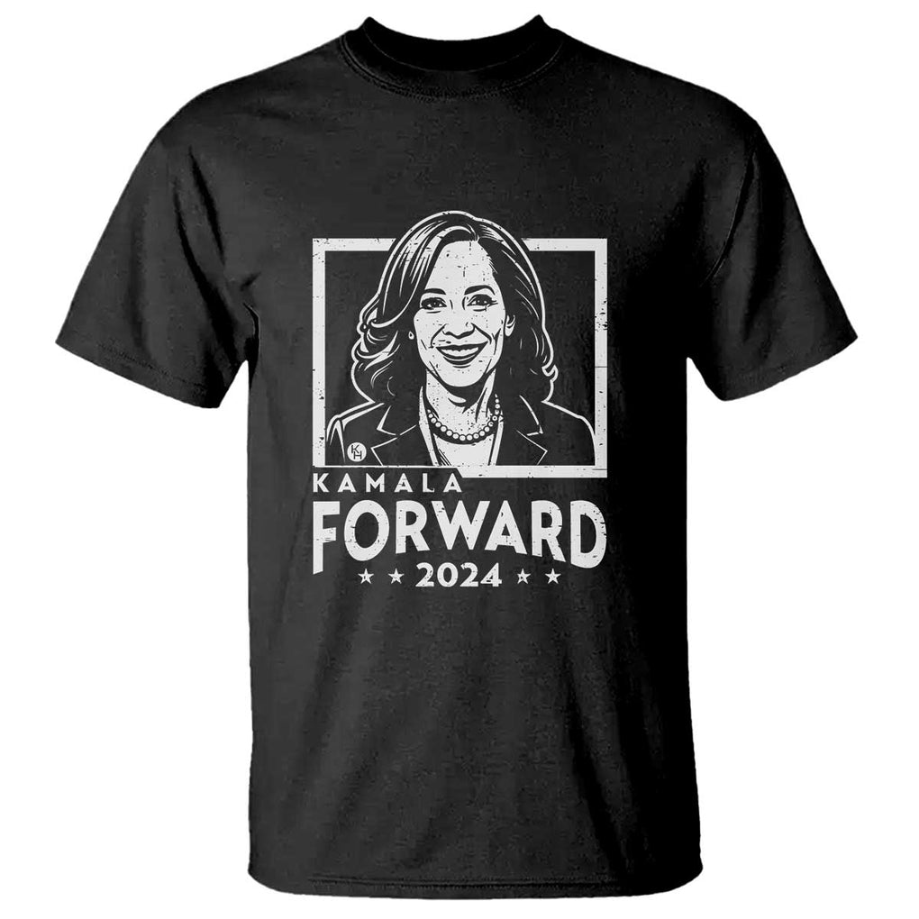 Kamala Forward 2024 T Shirt Harris Support Madam President TS09 Black Print Your Wear