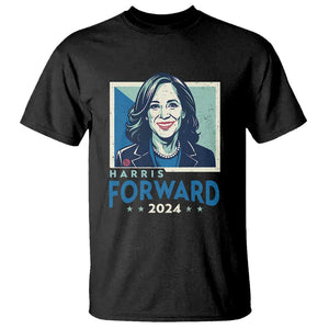 Harris Forward 2024 T Shirt Kamala Support Madam President TS09 Black Print Your Wear