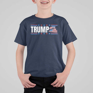 Trump Train 2024 T Shirt For Kid US President 2024 Supporter TS09 Navy Print Your Wear