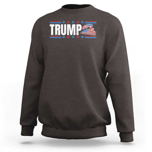 Trump Train 2024 Sweatshirt US President 2024 Supporter TS09 Dark Chocolate Print Your Wear