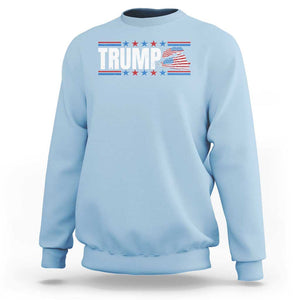 Trump Train 2024 Sweatshirt US President 2024 Supporter TS09 Light Blue Print Your Wear