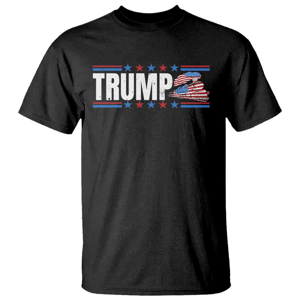 Trump Train 2024 T Shirt US President 2024 Supporter TS09 Black Print Your Wear