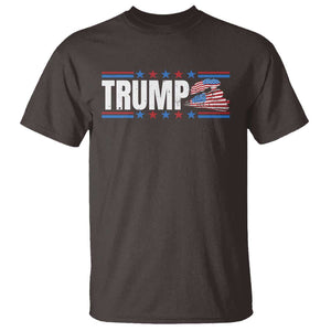 Trump Train 2024 T Shirt US President 2024 Supporter TS09 Dark Chocolate Print Your Wear