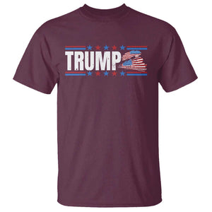 Trump Train 2024 T Shirt US President 2024 Supporter TS09 Maroon Print Your Wear