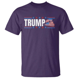 Trump Train 2024 T Shirt US President 2024 Supporter TS09 Purple Print Your Wear