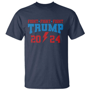 Trump Fighting Fight For America 2024 T Shirt TS09 Navy Print Your Wear