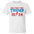 Trump Fighting Fight For America 2024 T Shirt TS09 White Print Your Wear