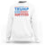 Trump Survived 2024 Sweatshirt God Save The President TS09 White Print Your Wear