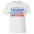 Trump Survived 2024 T Shirt God Save The President TS09 White Print Your Wear