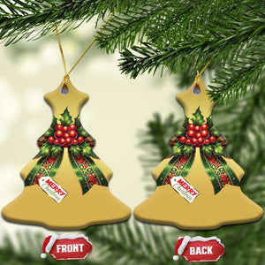 Funny Christmas Bow Present Costume Christmas Ornament TS09 Christmas Tree Gold Print Your Wear