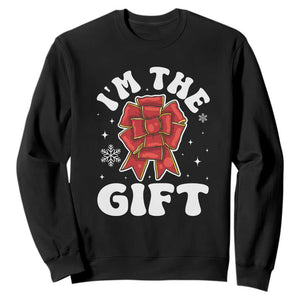 Funny Christmas Present Costume Sweatshirt I Am The Gift TS09 Black Print Your Wear