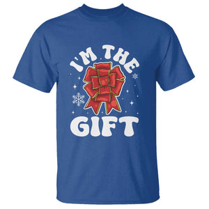 Funny Christmas Present Costume T Shirt I Am The Gift TS09 Royal Blue Print Your Wear