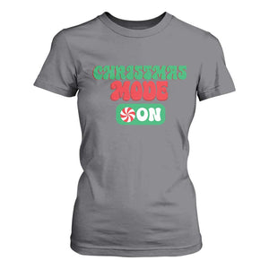 Funny Christmas Mode On T Shirt For Women TS09 Charcoal Print Your Wear