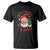 Funny Christmas T Shirt Nothing For You Whore Santa Middle Finger TS09 Black Print Your Wear