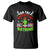 Funny Christmas T Shirt On The List Of Naughty And I Regret Nothing TS09 Black Print Your Wear