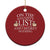 Funny Xmas Christmas Ornament On The List Of Naughty And I Regret Nothing Middle Finger TS09 Print Your Wear