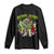 Funny Weed Christmas Long Sleeve Shirt Merry Juana Santa Skeleton 420 TS09 Black Print Your Wear