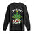 Funny Weed Christmas Long Sleeve Shirt Let's Get Lit Christmas Tree Cannabis TS09 Black Print Your Wear