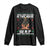 Funny Christmas Long Sleeve Shirt There Is Some Ho Ho Hos In This House WAP Wine And Present TS09 Black Print Your Wear