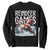 Christmas Hunting Sweatshirt Reindeer Game Santa Hunter Deer Season TS09 Black Print Your Wear