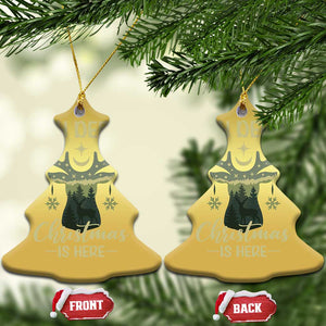 Xmas Hunting Christmas Ornament Oh Deer Christmas Is Here Hunter TS09 Christmas Tree Gold Print Your Wear