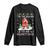 Christmas Hunting Long Sleeve Shirt Tis The Season To Be Hunting Santa Hunter TS09 Black Print Your Wear