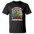 Xmas Fishing T Shirt We Fish You A Merry Christmas Santa Hat TS09 Black Print Your Wear