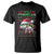 Christmas Fishing T Shirt Merry Fishmas Fisherman Santa Hat Fish TS09 Black Print Your Wear