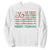 Christmas Fishing Sweatshirt Merry Fishmas Fisherman American Flag TS09 White Print Your Wear