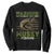 Warning May Randomly Talk About Musky Fishing Sweatshirt TS09 Black Print Your Wear